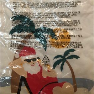 Sunbathing Santa long sleeve T-shirt